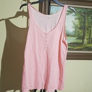 J. Crew tank top with front sequins A92
